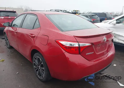 2015 Toyota Corolla S Plus z USA, uszkodzony, nr VIN 2T1BURHE6FC251248